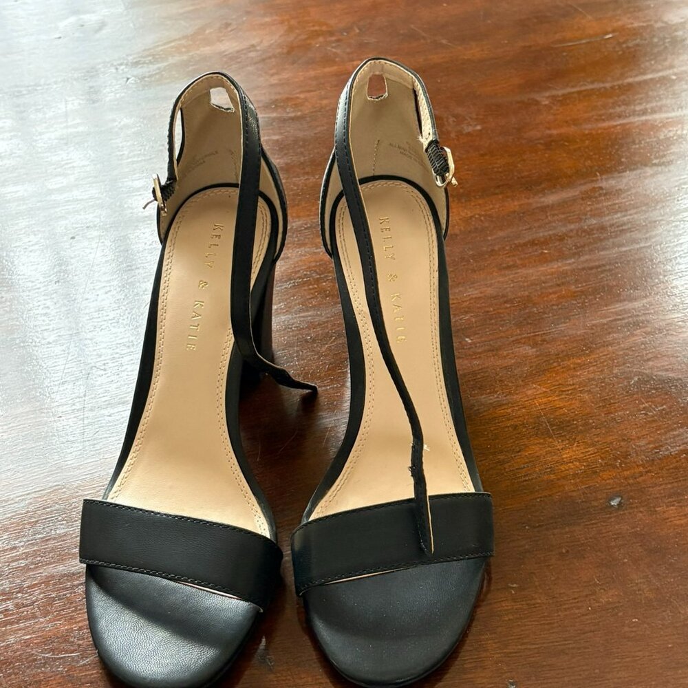 Hailee Black Sandal by Kelly & Katie